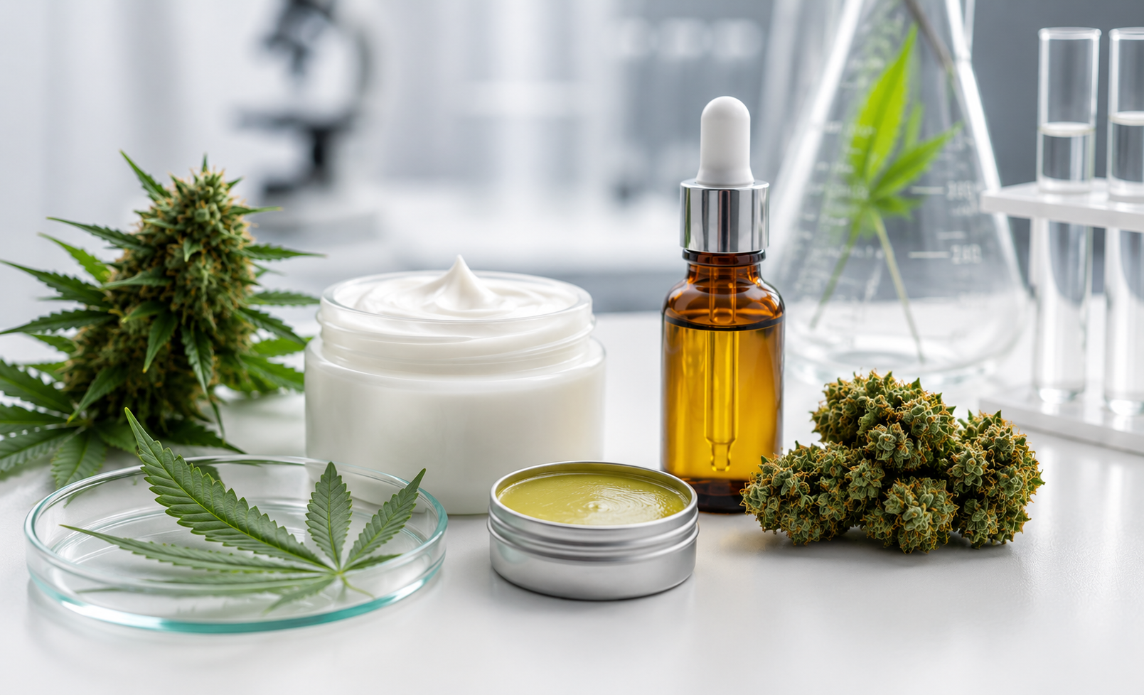 Topicals selection at O'Buds Cannabis
